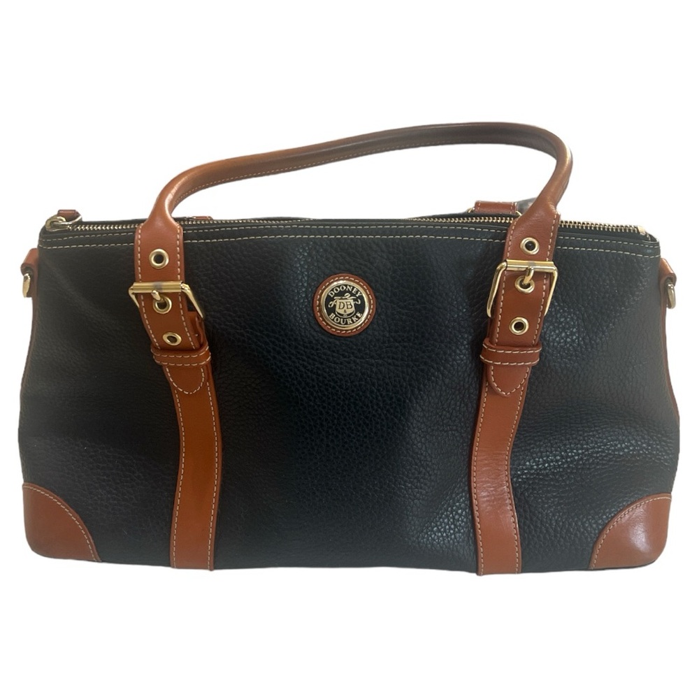 Dooney & and Bourke Vintage Doctor Bag Satchel pebble grain leather